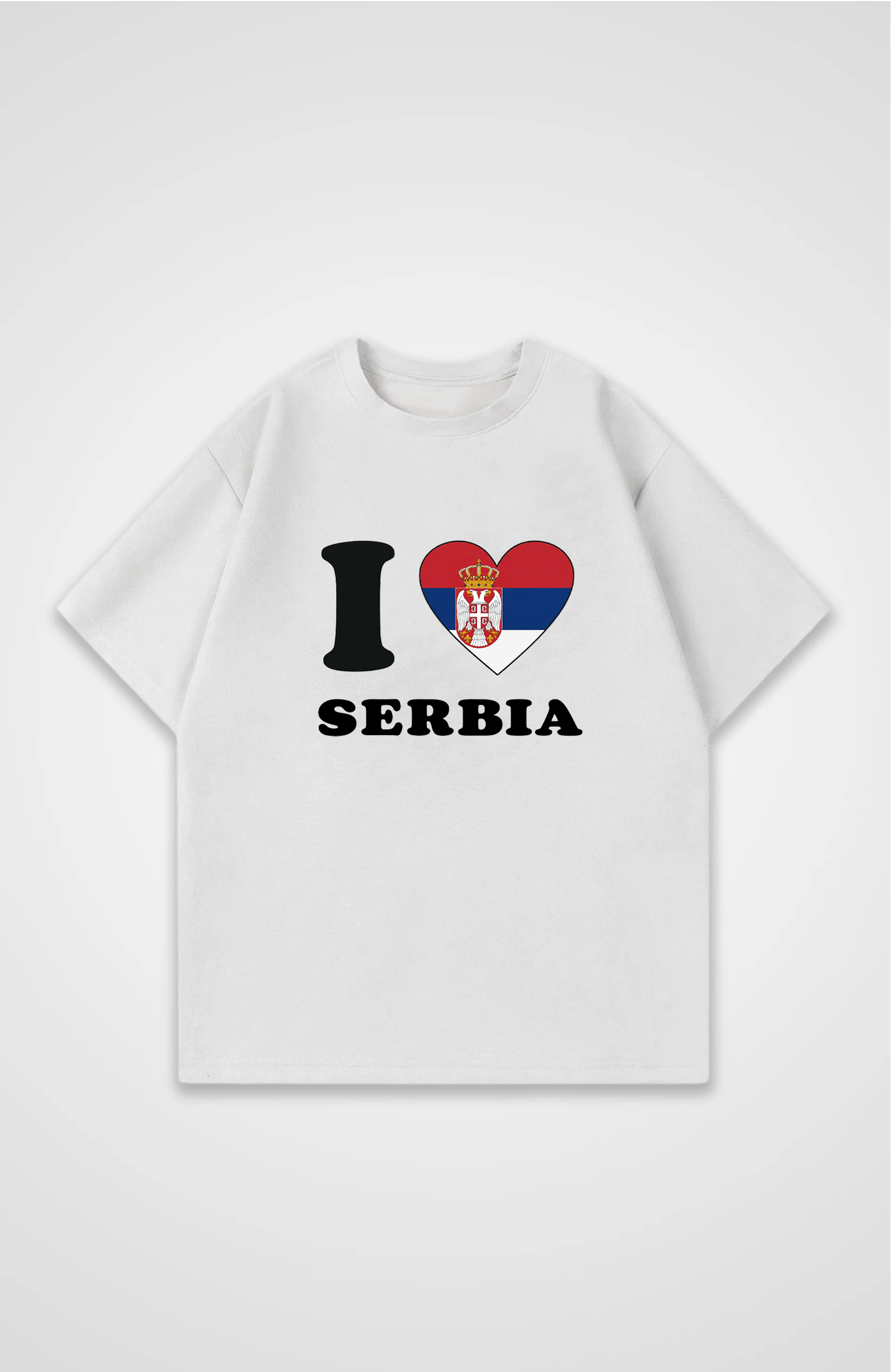 I love Serbia - Oversized Shirt
