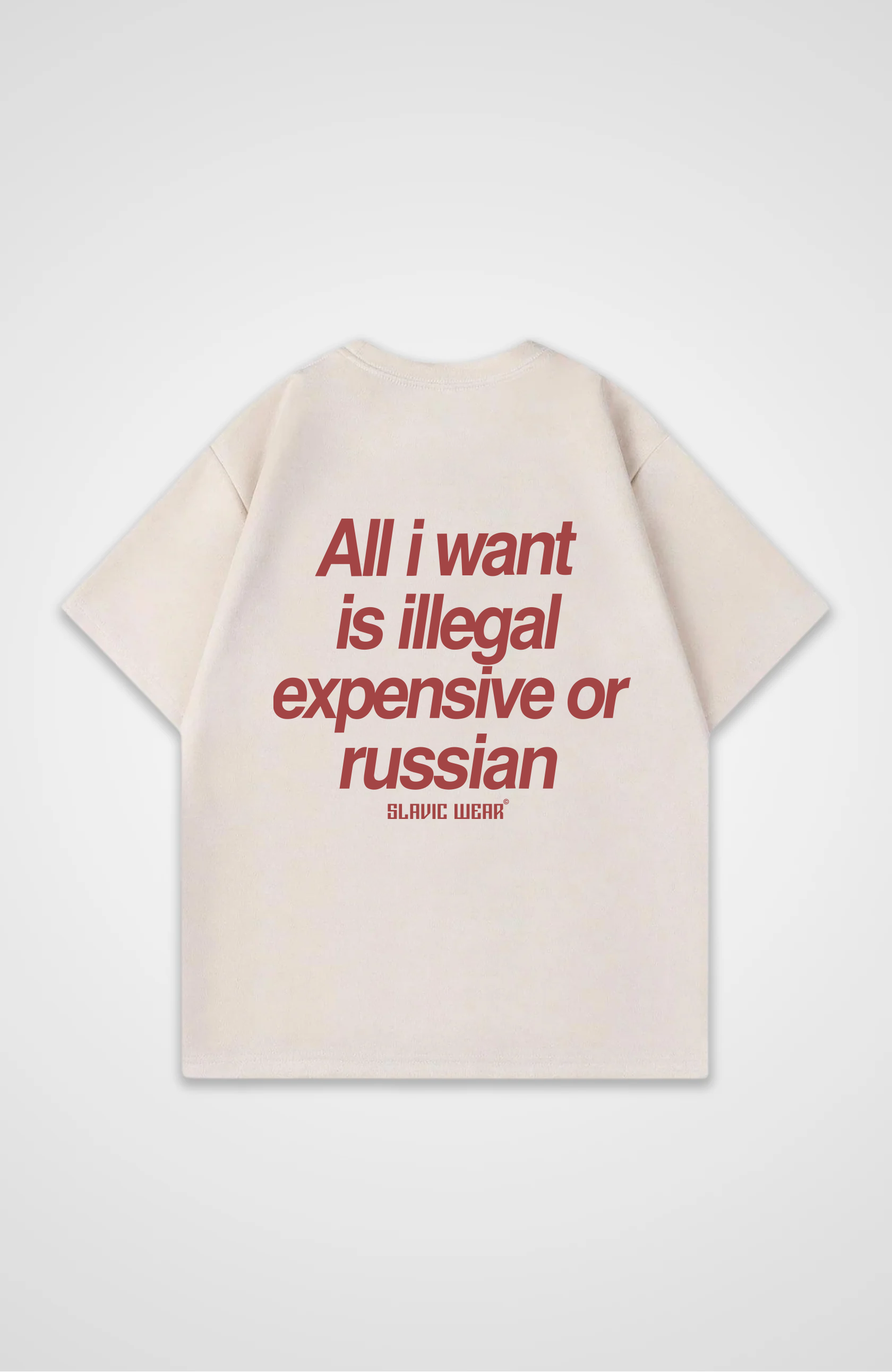 All I want - Oversized Shirt