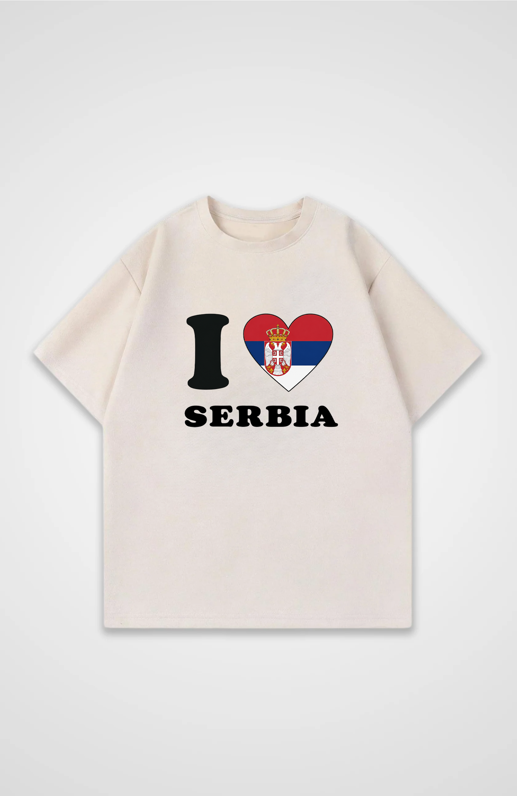 I love Serbia - Oversized Shirt